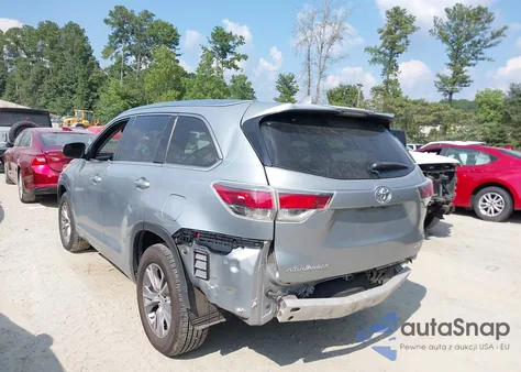 2015 Toyota Highlander Xle V6 z USA, uszkodzony, nr VIN 5TDKKRFH6FS086456